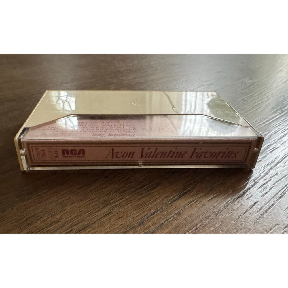 Vintage 1986 Avon Valentine Favorites Cassette Tape w/Case - Picture 2 of 4